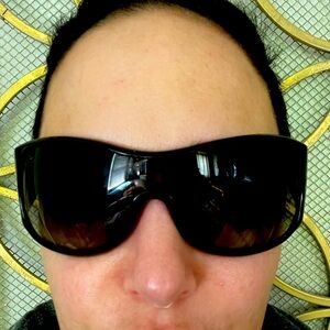 YSL Vintage Shield Style Sunglasses